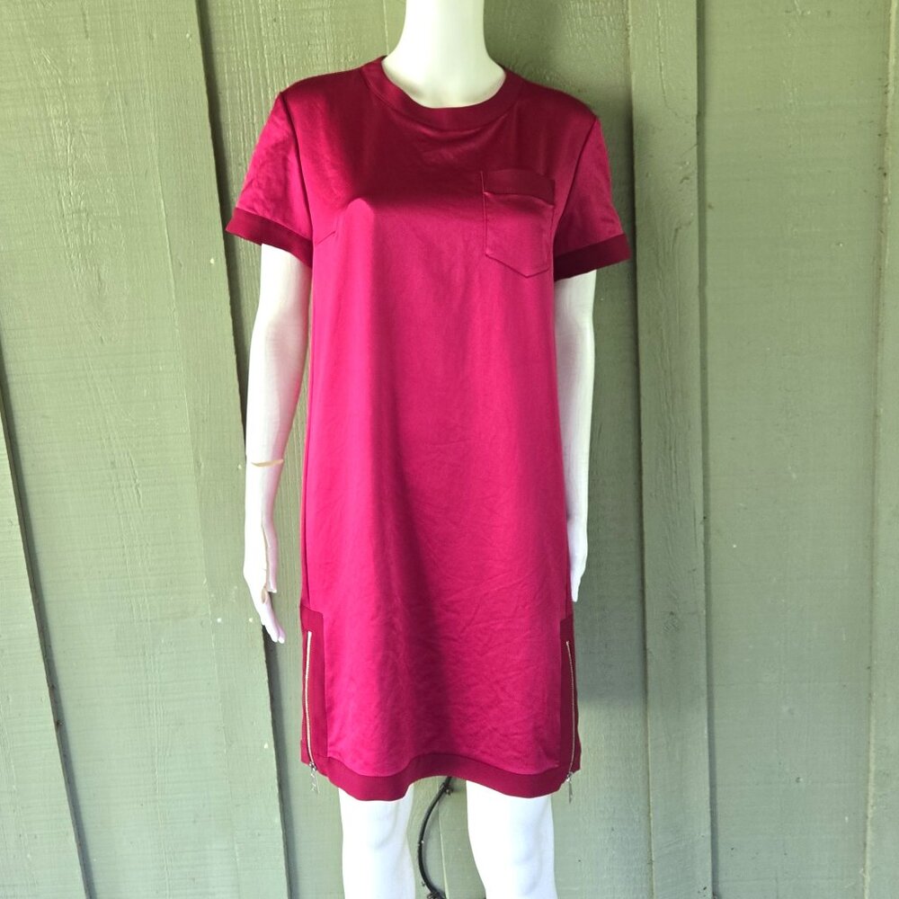 SONIA RYKIEL Magenta Jersey Style Dress 36 US 6